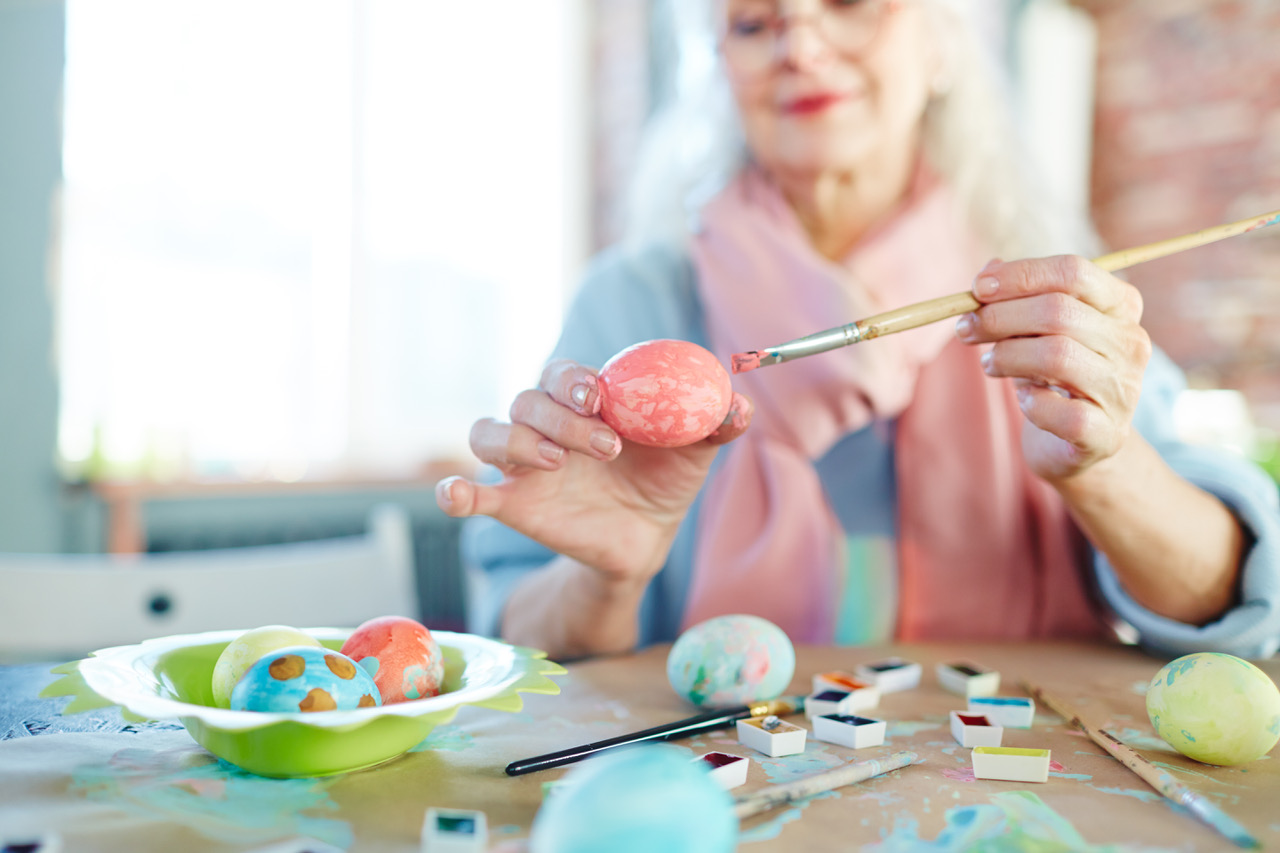 Senior Easter Egg painting