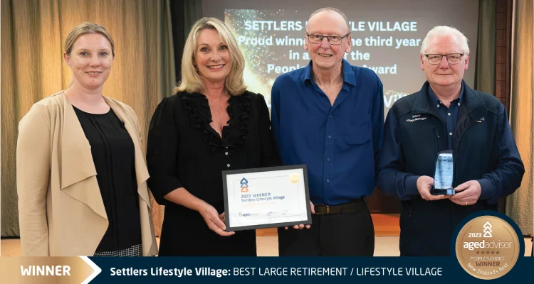 Settlers Lifestyle Village Peoples Choice Awards 23 -Winner Aged Advisor